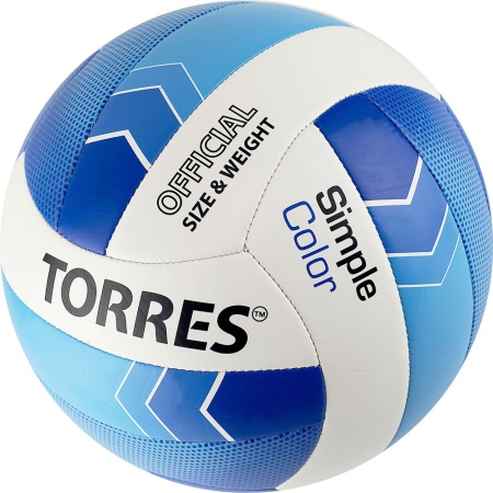 Купить Мяч волейбольный Torres Simple Color любительский р.5 в Змеиногорске 